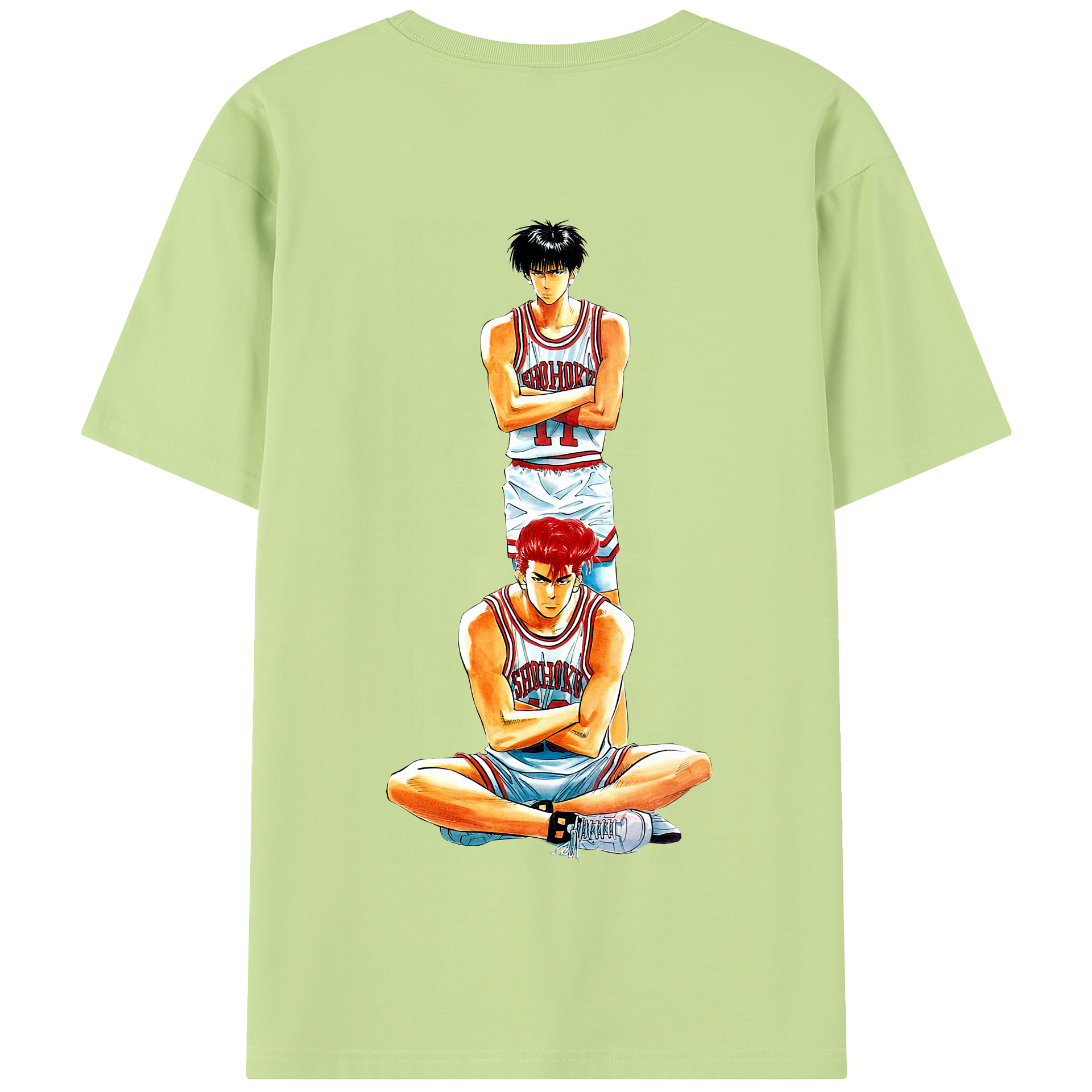 SLAM DUNK／スラムダンク 綿100％半袖Tシャツ（背面プリント）
